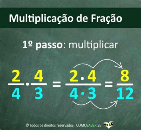 Em uma fração se multiplica pelo debaixo e divide .